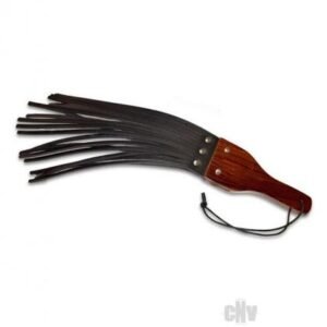 Prowler Red Leather Wood Fringe Blk