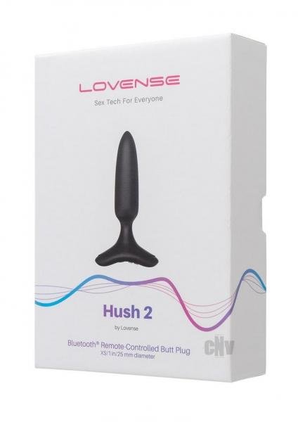 Lovense Hush 2 App-compatible Butt Plug 1 In.