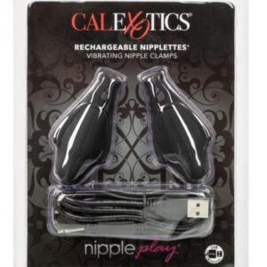 Nipple Play Rechargeable Nipplettes - Black
