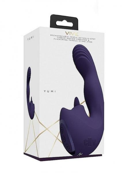 Yumi Dual Motor Gspot Vibe Purple