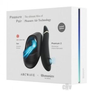 Arcwave x Womanizer Pleasure Pair - Ion + Premium 2 Black
