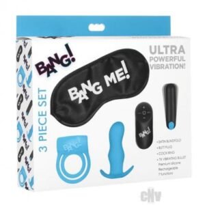 Duo Blast Remote Control Cock Ring And Butt Plug Vibe Kit