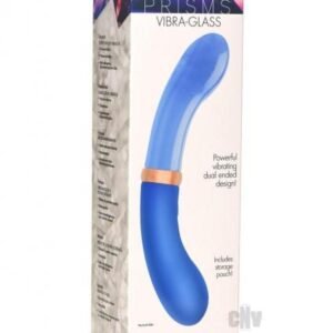 Prisms Vibra Glass Duel End G Spot Bleu