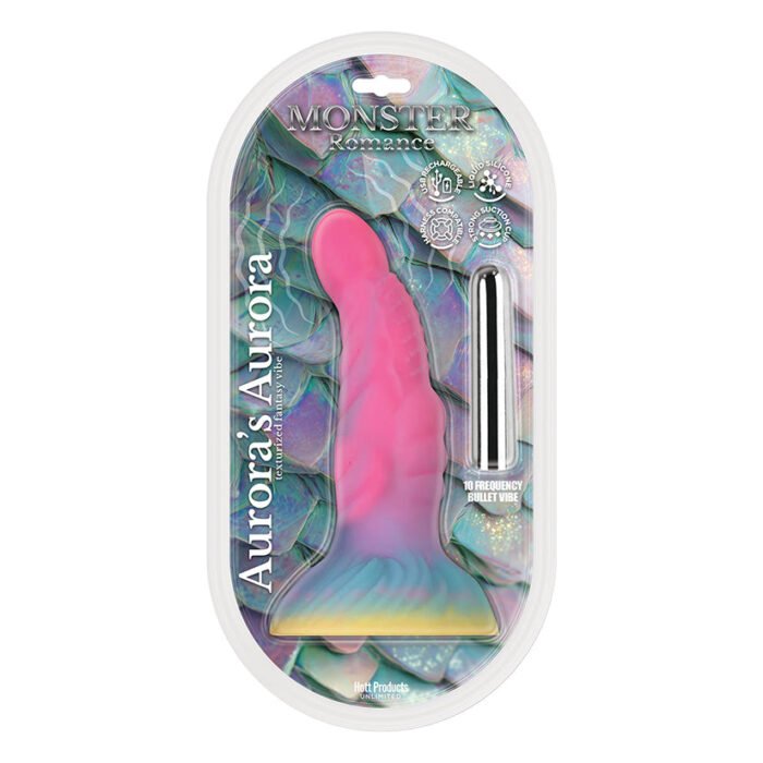 Monster Romance Auroras Aura Dildo With Multi-Speed Bullet