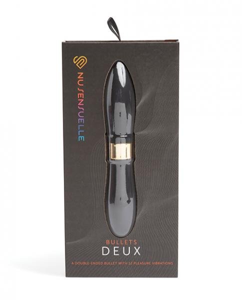 Sensuelle Double-ended Deux Bullet Black