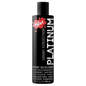 Wet Platinum Luxury Silicone Lubricant - 9 Fl. Oz.